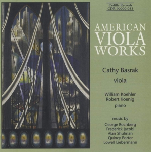 Various - American Viola Works in the group Externt_Lager /  at Bengans Skivbutik AB (3734636)