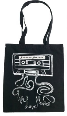 Bengans Tygpåse - Bengans Mixtape (svart) in the group OTHER / Merch Tote Bags at Bengans Skivbutik AB (3739556)