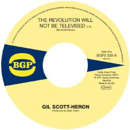 Gil Scott-Heron - Revolution Will Not Be Televised / in the group VINYL / RNB, Disco & Soul at Bengans Skivbutik AB (3742076)