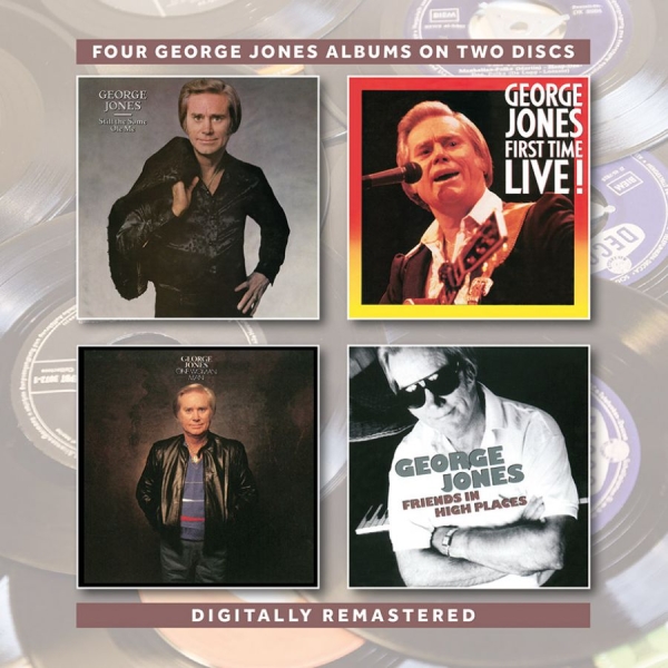 Jones George - Four Albums On Two Discs in the group CD / Country at Bengans Skivbutik AB (3744497)