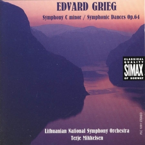 Litauen Nat Symp Orch/Mikkelse - Grieg:Symp Cminor/Symph Dances in the group Externt_Lager /  at Bengans Skivbutik AB (3744590)