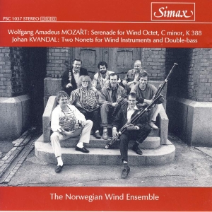 Norsk Blåseensemble - Mozart/Kvandal in the group CD / Klassiskt at Bengans Skivbutik AB (3744678)