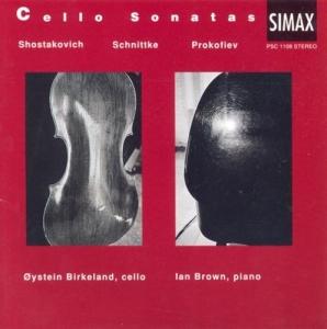 Birkelandøystein/Brownian - Cellosonater/Prok/Shost/Schnit in the group CD / Klassiskt at Bengans Skivbutik AB (3746143)