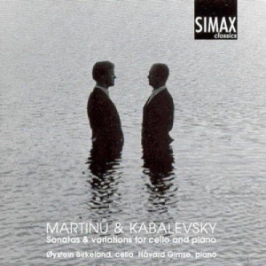 Birkelandøystein/Håvard Gimse - Martinu/Kabalevski For Cello And Pi in the group CD / Klassiskt at Bengans Skivbutik AB (3746154)