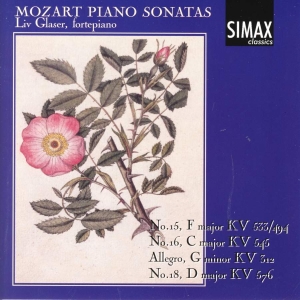 Glaserliv - Mozart:Piano Sonatas Vol 5 in the group Externt_Lager /  at Bengans Skivbutik AB (3746157)