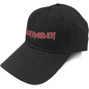 Iron Maiden - Logo Bl Baseball C in the group OTHER / Merch Caps and Hats at Bengans Skivbutik AB (3750111)