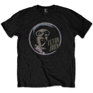 Elton John - ELTON JOHN UNISEX TEE: CIRCLE in the group OTHER / Merchandise at Bengans Skivbutik AB (3750608)