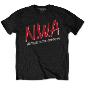 N.W.A - N.W.A UNISEX TEE: STRAIGHT OUTTA COMPTON in the group CDON - Exporterade Artiklar_Manuellt / T-shirts_CDON_Exporterade at Bengans Skivbutik AB (3750668)