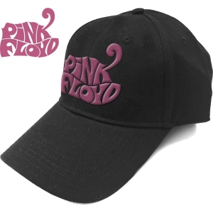 Pink Floyd - Retro Swirl Logo Bl Baseball C in the group OTHER / Merch Caps and Hats at Bengans Skivbutik AB (3754532)