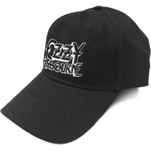 Ozzy Osbourne - Logo Bl Baseball C in the group OTHER / Merch Caps and Hats at Bengans Skivbutik AB (3755177)