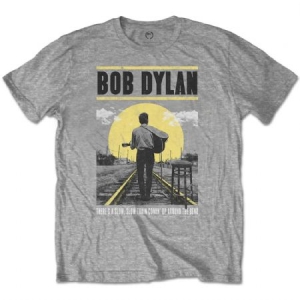 Bob Dylan - BOB DYLAN UNISEX TEE: SLOW TRAIN (M) in the group OTHER / -Start Tshirt at Bengans Skivbutik AB (3756587)