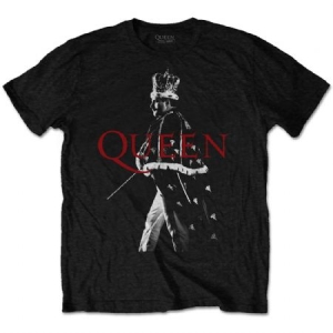 Queen - QUEEN UNISEX TEE: FREDDIE CROWN in the group MERCH / T-Shirt / Summer T-shirt 23 at Bengans Skivbutik AB (3756665r)
