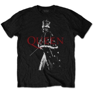 Queen -  QUEEN UNISEX TEE: FREDDIE CROWN in the group MERCH / T-Shirt / Summer T-shirt 23 at Bengans Skivbutik AB (3756665r)