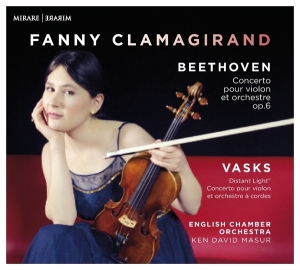 Clamagirand Fanny - Beethoven/Vasks: Concerto For Violin & O in the group CD / Klassiskt,Övrigt at Bengans Skivbutik AB (3760919)