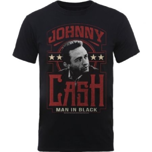 Johnny Cash - Straight Stare Uni Bl    in the group MERCHANDISE / T-shirt / Country at Bengans Skivbutik AB (3762391r)