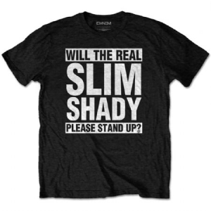 Eminem - Eminem Unisex Tee: The Real Slim Shady in the group OTHER / Merchandise at Bengans Skivbutik AB (3762836)