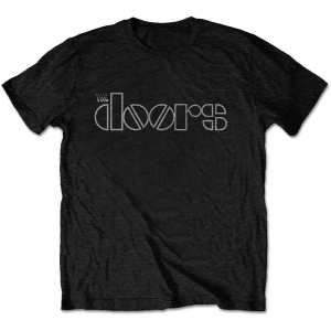 The Doors - Logo Uni Bl     (L) in the group MERCHANDISE / T-shirt / Pop-Rock at Bengans Skivbutik AB (3762840)