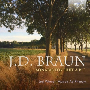 Braun Jean-Daniel - Sonatas For Flute & B.C. (4 Cd) in the group CD / Klassiskt at Bengans Skivbutik AB (3778539)