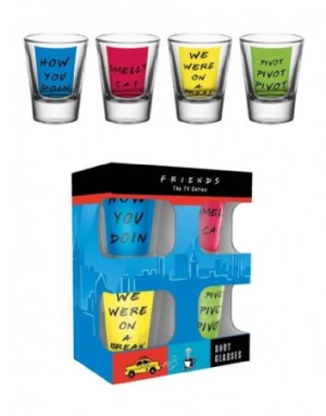 Friends - Quotes Shot Glasses in the group OTHER / Merchandise at Bengans Skivbutik AB (3778754)