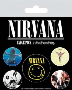 Nirvana - Badge Pack in the group OTHER / Merch Badges at Bengans Skivbutik AB (3778765)