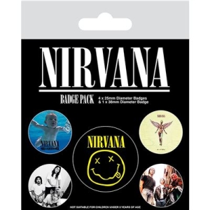 Nirvana - Badge Pack in the group Minishops / Nirvana at Bengans Skivbutik AB (3778765)
