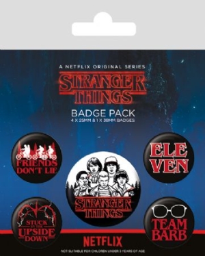 Stranger Things - Badge Pack in the group OTHER / MK Test 7 at Bengans Skivbutik AB (3778766)