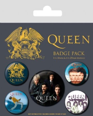 Queen - Badge Pack in the group CDON - Exporterade Artiklar_Manuellt / Merch_CDON_exporterade at Bengans Skivbutik AB (3778771)