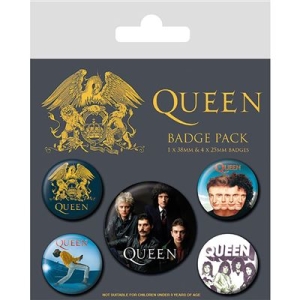 Queen - Badge Pack in the group OTHER / MK Export CDON Merch at Bengans Skivbutik AB (3778771)