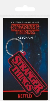 Stranger Things - Stranger Things (Logo) Rubber Keychain in the group CDON - Exporterade Artiklar_Manuellt / Merch_CDON_exporterade at Bengans Skivbutik AB (3779077)