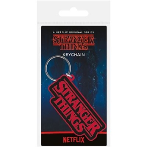 Stranger Things - Stranger Things (Logo) Rubber Keychain in the group Minishops / Stranger things at Bengans Skivbutik AB (3779077)