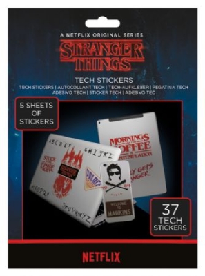 Stranger Things - Tech Sticker Pack in the group OTHER / Merchandise at Bengans Skivbutik AB (3779081)