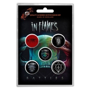 In Flames - Button Badge Pack: Battles in the group Campaigns / BlackFriday2020 at Bengans Skivbutik AB (3779655)