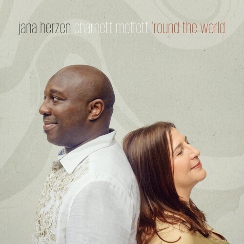 Herzen Jana & Moffett Charnett - Round The World in the group CD / Jazz/Blues at Bengans Skivbutik AB (3789296)
