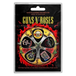 Guns N Roses - Bullet Logo Plectrum Pack in the group OTHER / Merch Various at Bengans Skivbutik AB (3790677)
