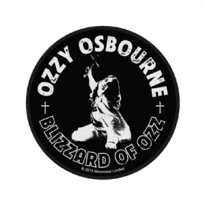Ozzy Osbourne - Standard Patch: Blizzard Of Ozz (Loose) in the group CDON - Exporterade Artiklar_Manuellt / Merch_CDON_exporterade at Bengans Skivbutik AB (3790751)