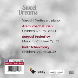 Yeritsyan Varduhi - Sweet Dreams in the group CD / Klassiskt at Bengans Skivbutik AB (3793779)