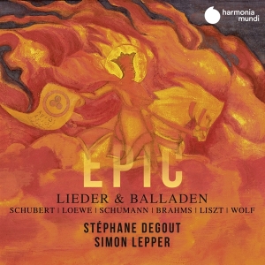 Degout Stephane & Simon Lepper - Epic: Lieder & Balladen in the group CD / Klassiskt,Övrigt at Bengans Skivbutik AB (3793787)