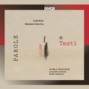 Luigi Nono Salvatore Sciarrino - Parole E Testi in the group Externt_Lager /  at Bengans Skivbutik AB (3799055)