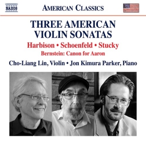 Bernstein Leonard Harbison John - Three American Violin Sonatas in the group Externt_Lager /  at Bengans Skivbutik AB (3799132)