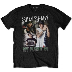 Eminem - Eminem Unisex Tee: My Name is Homage in the group MERCHANDISE / at Bengans Skivbutik AB (3804641r)