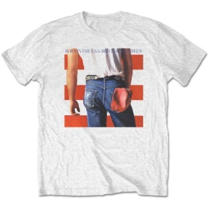 Bruce Springsteen -  Born In The Usa Uni Wht     (M) in the group MERCHANDISE / T-shirt / Pop-Rock at Bengans Skivbutik AB (3804715)