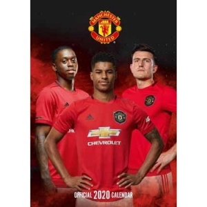 Manchester United - Official 2020 Calendar in the group Julspecial19 at Bengans Skivbutik AB (3805085)