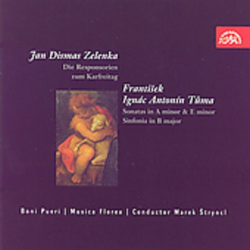 Zelenka J D Tuma F I A - Die Responsorien, Sonatas, Sinfonia in the group CD / Klassiskt at Bengans Skivbutik AB (3815531)