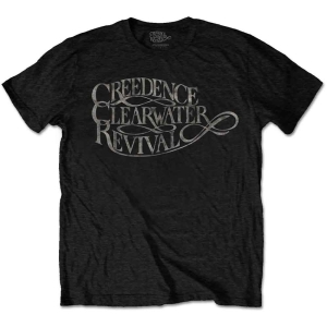 Creedence Clearwater Revival - Vintage Logo Unisex Black in the group MERCHANDISE / T-shirt / Pop-Rock at Bengans Skivbutik AB (3822836)