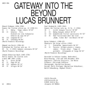 Various - Gateway Into The Beyond in the group CD / Upcoming releases / Classical at Bengans Skivbutik AB (3824087)