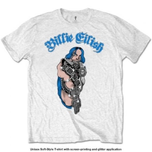 Billie Eilish - Bling Uni Wht    in the group MERCH / T-Shirt /  at Bengans Skivbutik AB (3826266r)