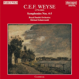 Weyse Christoph Ernst Friedri - Symfonier 4-5 in the group CD / Klassiskt at Bengans Skivbutik AB (3827084)
