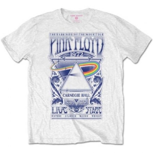 Pink Floyd - T-shirt - Carnegie Hall Poster (Retail Pack) (Kids White) (5-6 år) in the group OTHER / Merchandise at Bengans Skivbutik AB (3828206)