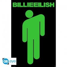Billie Eilish - Stickman Poster 91,5x61 in the group MERCHANDISE / Poster / Pop-Rock at Bengans Skivbutik AB (3828768)