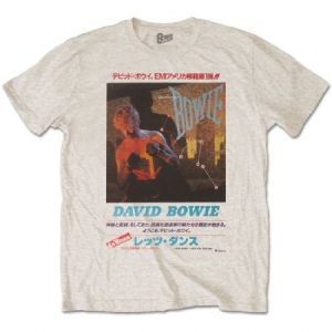 David Bowie - Japanese Text Uni Sand    in the group MERCH / T-Shirt /  at Bengans Skivbutik AB (3833997r)
